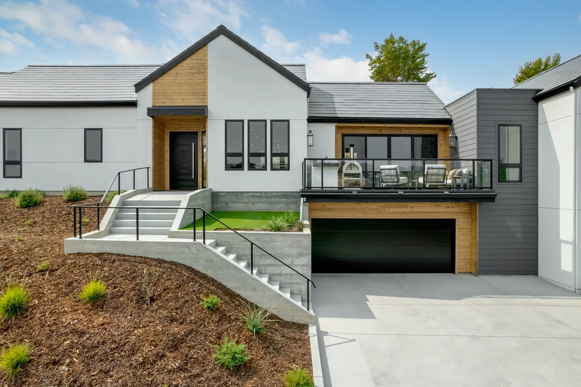 Modern Farmhouse, architectural photography by David Lalush